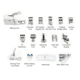 15 pcs Multifunction Domestic Sewing Machine Presser Foot Accessories