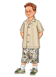 Boys' Button-Down Shirts and Shorts