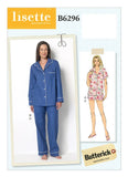 Misses' Button-Down Tops, Elastic-Waist Shorts and Pants