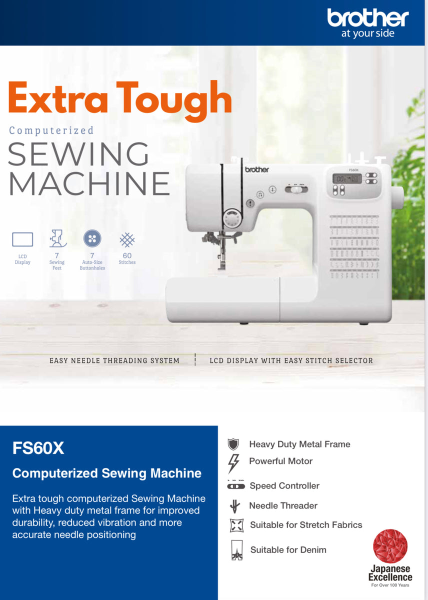 Brother FS60X Computerized Sewing Machine bogsha