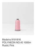 Madeira's 100% polyester machine embroidery thread,
