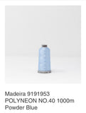 Madeira's 100% polyester machine embroidery thread,