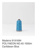 Madeira's 100% polyester machine embroidery thread,