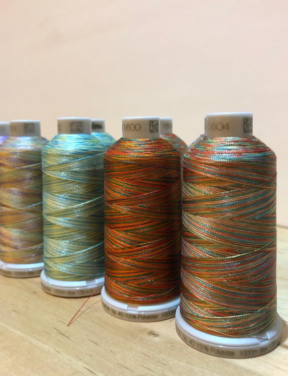 madeira polyneon embroidery threads multi color 1000m