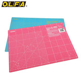OLFA DOUBLE-SIDED CUTTING MAT PINK 45X30cm/12x18inches