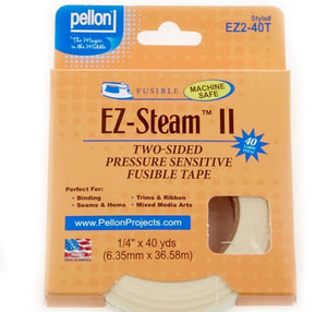 Pellon EZ-Steam II Fusible Web Tape 1/4" x 40 Yard Package
