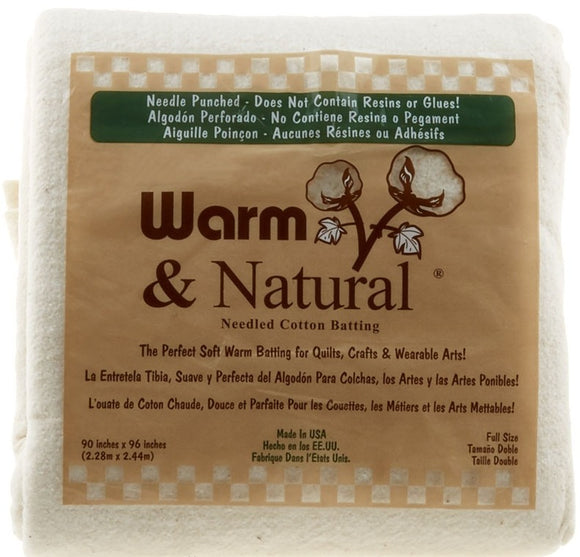 Warm & Natural® Cotton Batting Full for The Warm Company