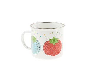 Lori holt stitch enamel tin mug كوب معدني من لوري هولت