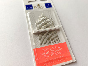 DMC embroidery needle 3-9 ( 16 needles)