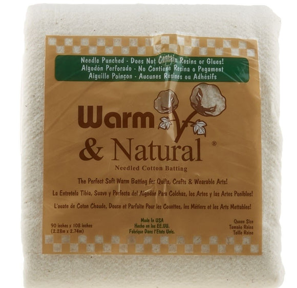 Warm & Natural® Cotton Batting Queen for The Warm Company