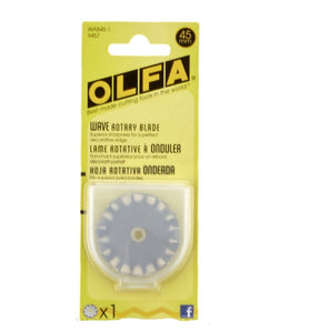 Olfa 45mm Wave Rotary Blade for Olfa